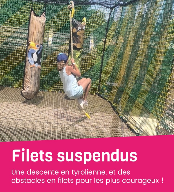 Activité Candyland - Filets suspendus